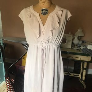 Sweet ruffled maternity dress